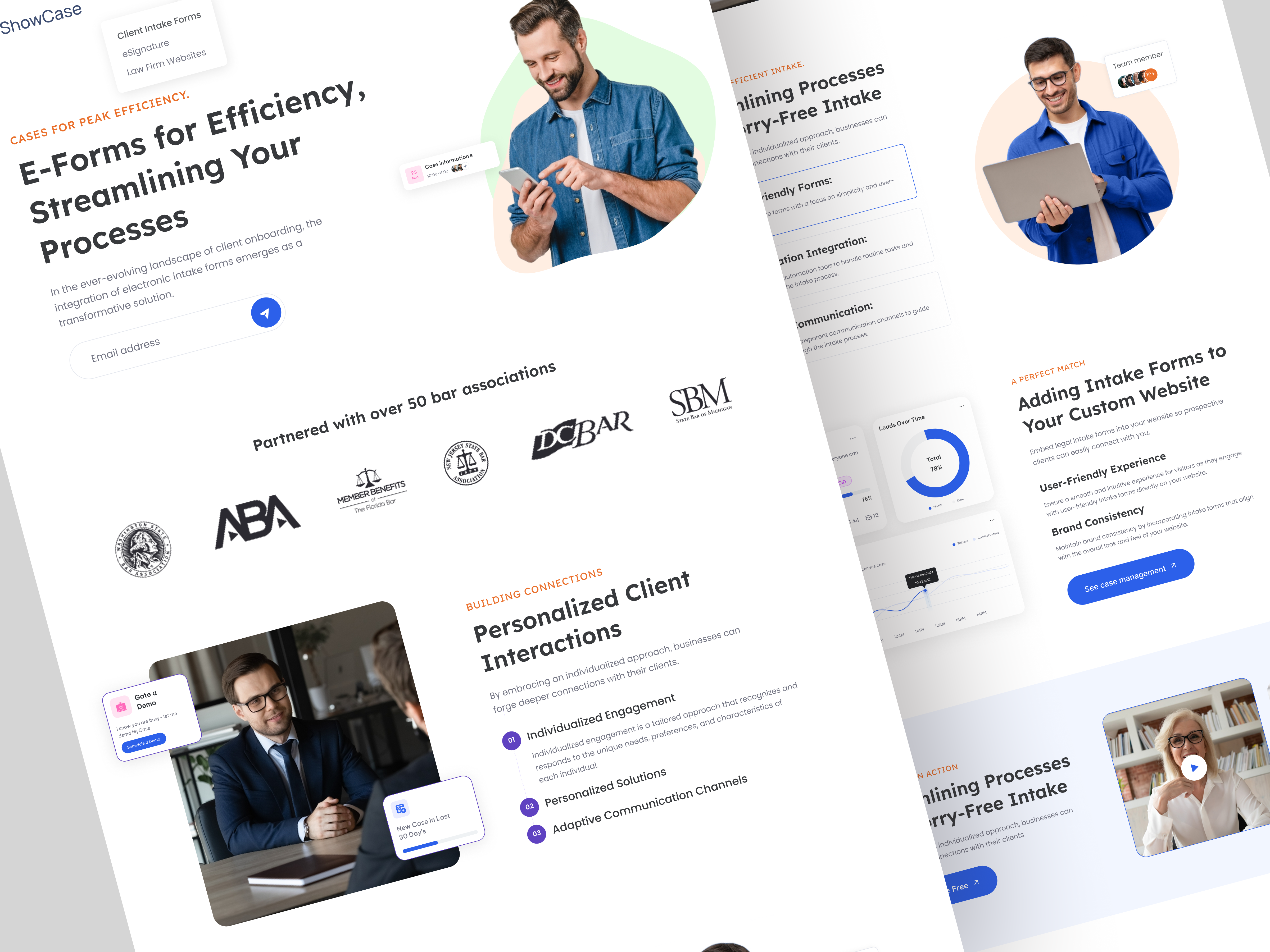 Example of Law Firm Landing Page